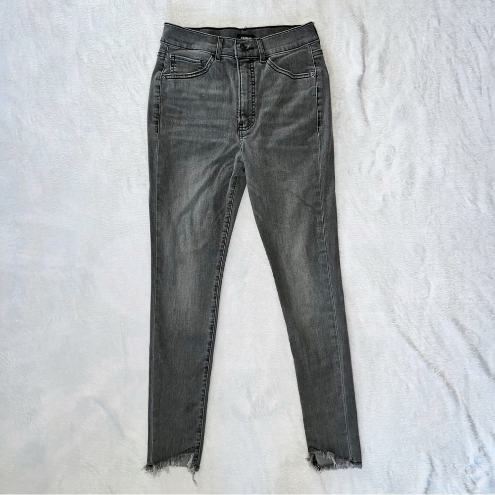 Express High Rise Gray Women's Jeans